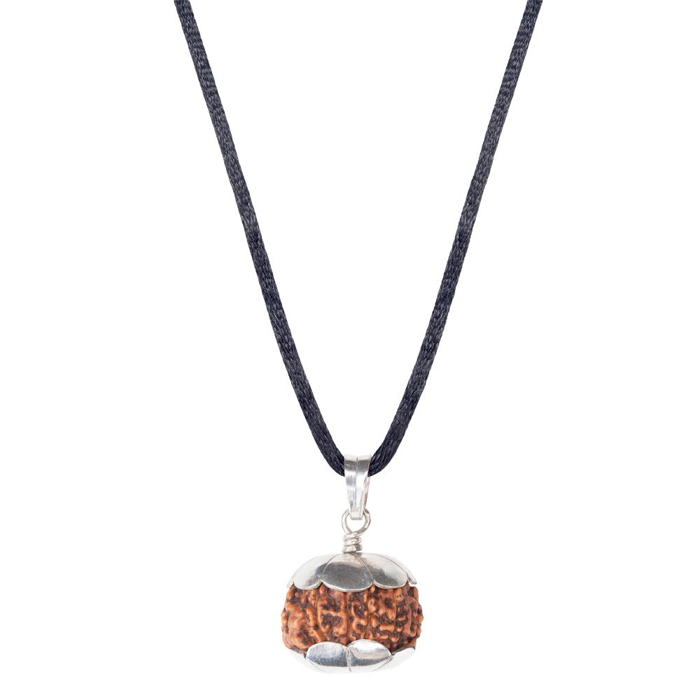 11_Mukhi_Rudraksha_Silver_Pendant