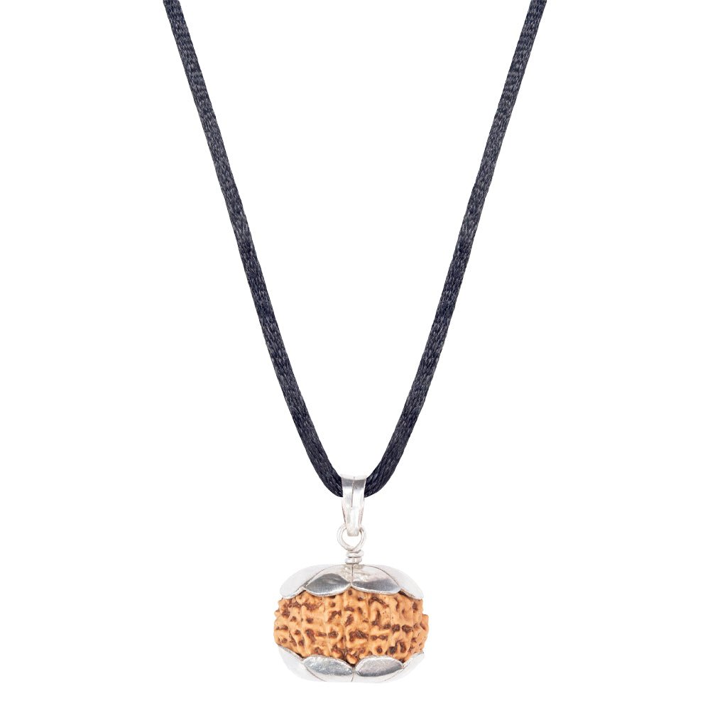 15_Mukhi_Rudraksha_Silver_Pendant