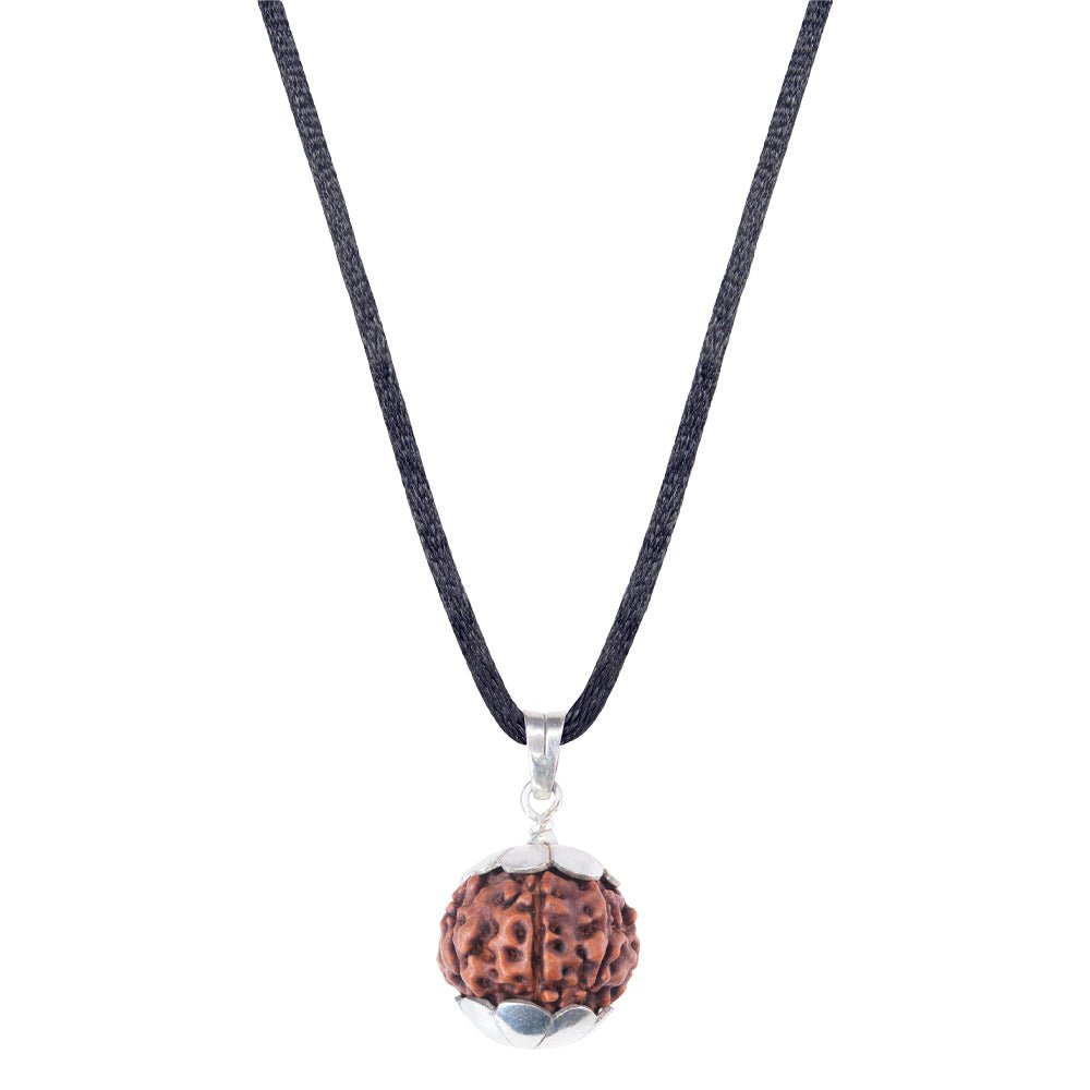 7_Mukhi_Rudraksha_Silver_Pendant