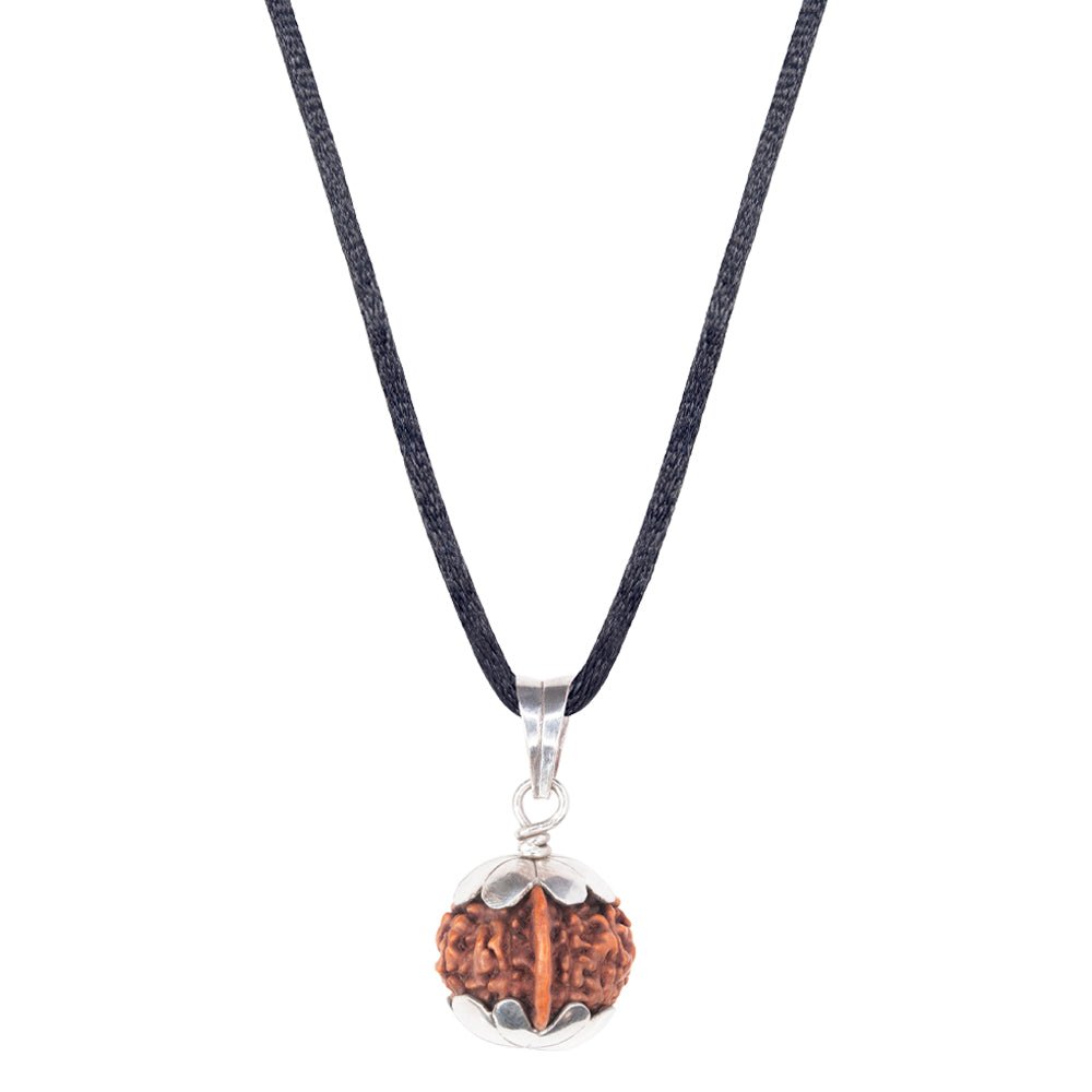 Ganesha_Rudraksha_Silver_Pendant