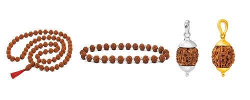 Wearing Rudraksha with Silver or Gold