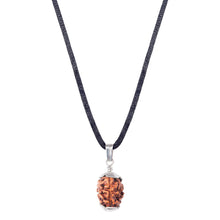 Load image into Gallery viewer, 3_Mukhi_Rudraksha_Silver_Pendant
